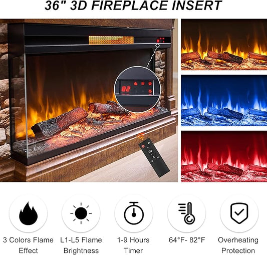 OKD 52" Electric Fireplace