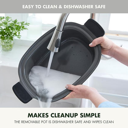 GreenPan Elite 14-in-1 Nonstick 6QT Electric Slow Cooker, PFAS-Free Ceramic