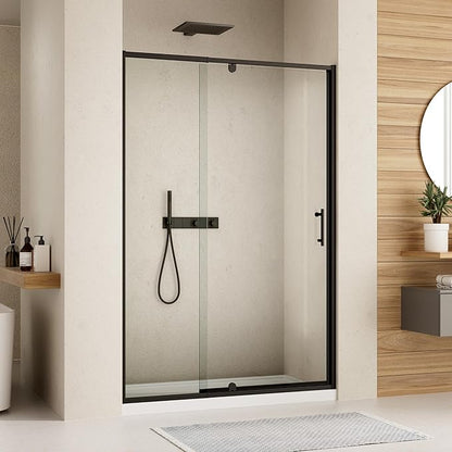 44-48" W x 71" H Pivot Shower Door, Pivot Semi-Frameless Swing Glass Shower Door