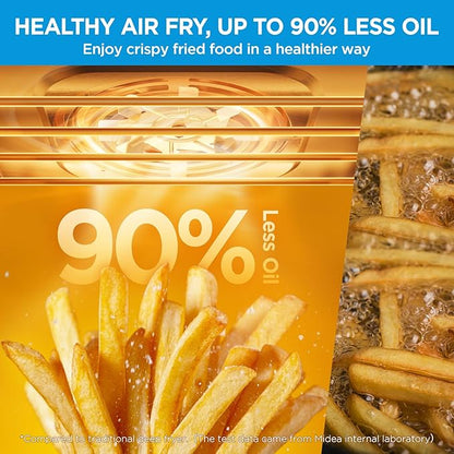 Midea Flexify French Door Toaster Oven Air Fryer Combo, 26.4 QT, Extra Large