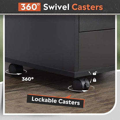 DEVAISE 7-Drawer Chest, Wood Storage Dresser Cabinet