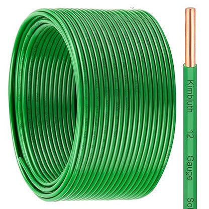 THHN Wire 12 Gauge 200 FT OFC Electrical Wire, 12 AWG Solid Copper Wire Rated