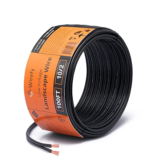 Wirefy 10/2 Low Voltage Landscape Wire 100 ft | Low Voltage Landscape Lighting