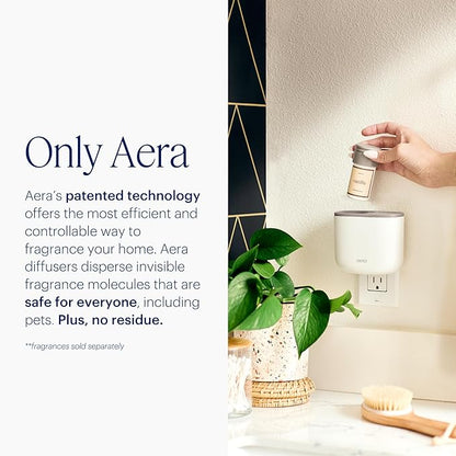 Aera Mini Home Fragrance Diffuser and Mini Beach House Scent Refill Bundle