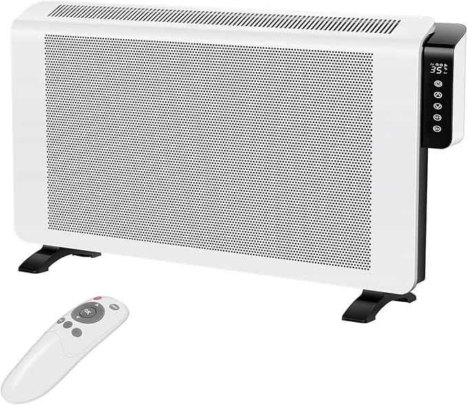 Convection Space Heaters for Indoor Use Large Room, 1500W Infrared Bathroom