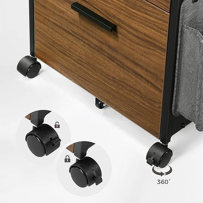 EUREKA ERGONOMIC 2-Drawer Mobile File Cabinet