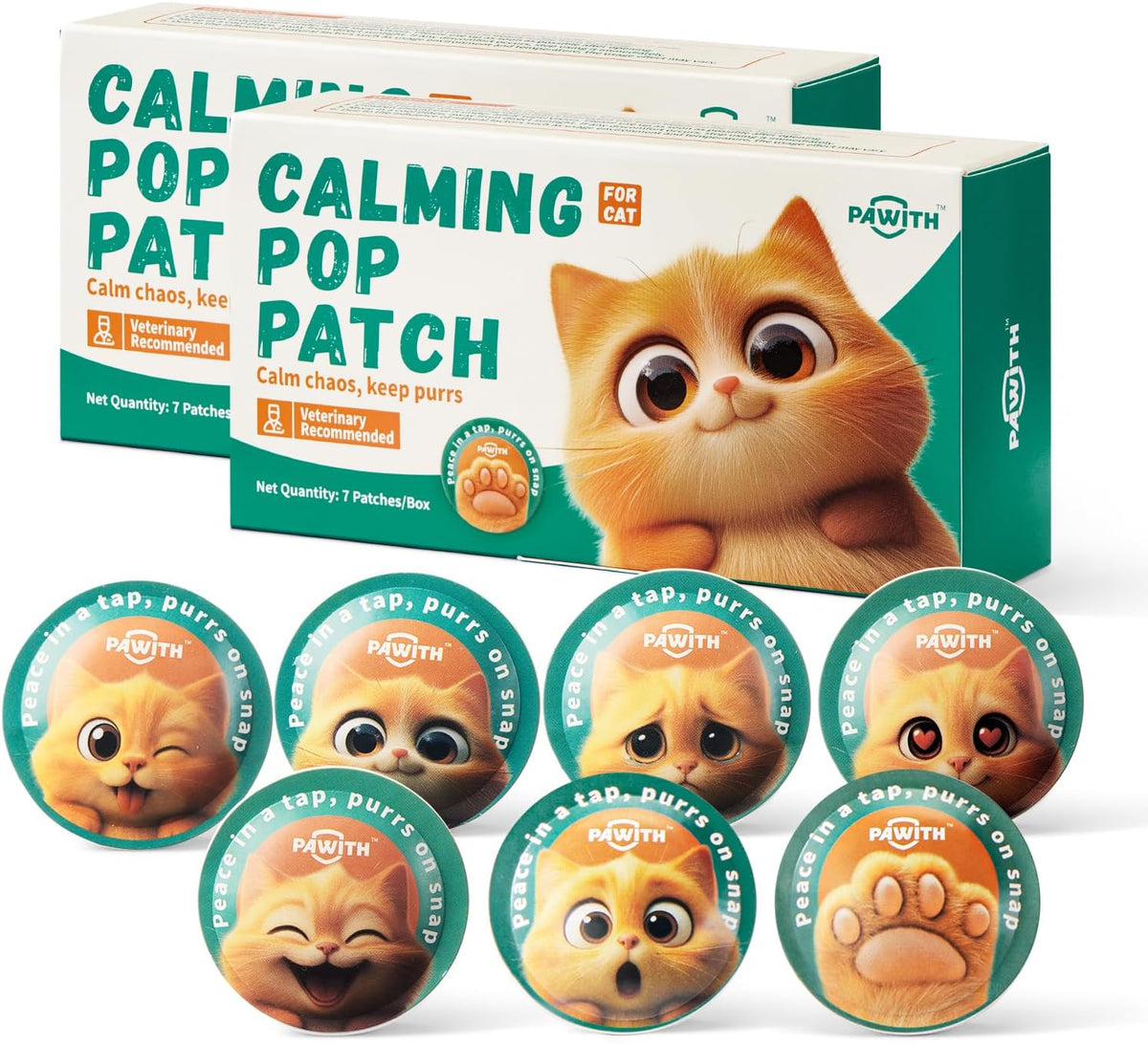 Cat Calming Diffuser – for Travel, Car & Home Use, Pheromone Diffuser for Cats & Kittens to Reduce Anxiety and Stress, No Electricity Needed, Long-Lasting Calming Support (2 Pack)
