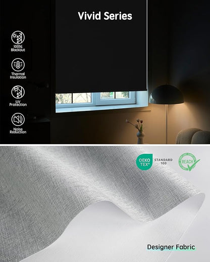 Yoolax Motorized Blinds with Remote, Smart Blinds