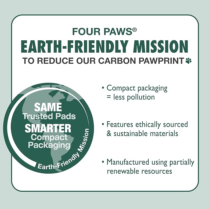 Four Paws Wee-Wee Superior Performance X-Large Dog Pee Pads, 200 Count | Puppy & dog potty training pads, housebreaking supplies, xl puppy pads, pet supplies, 24-hour floor protection, 28" x 34"