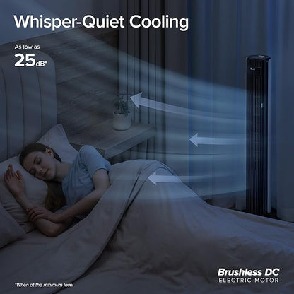 LEVOIT Smart 42 inch Tower Fan for Bedroom, DC motor, Oscillating