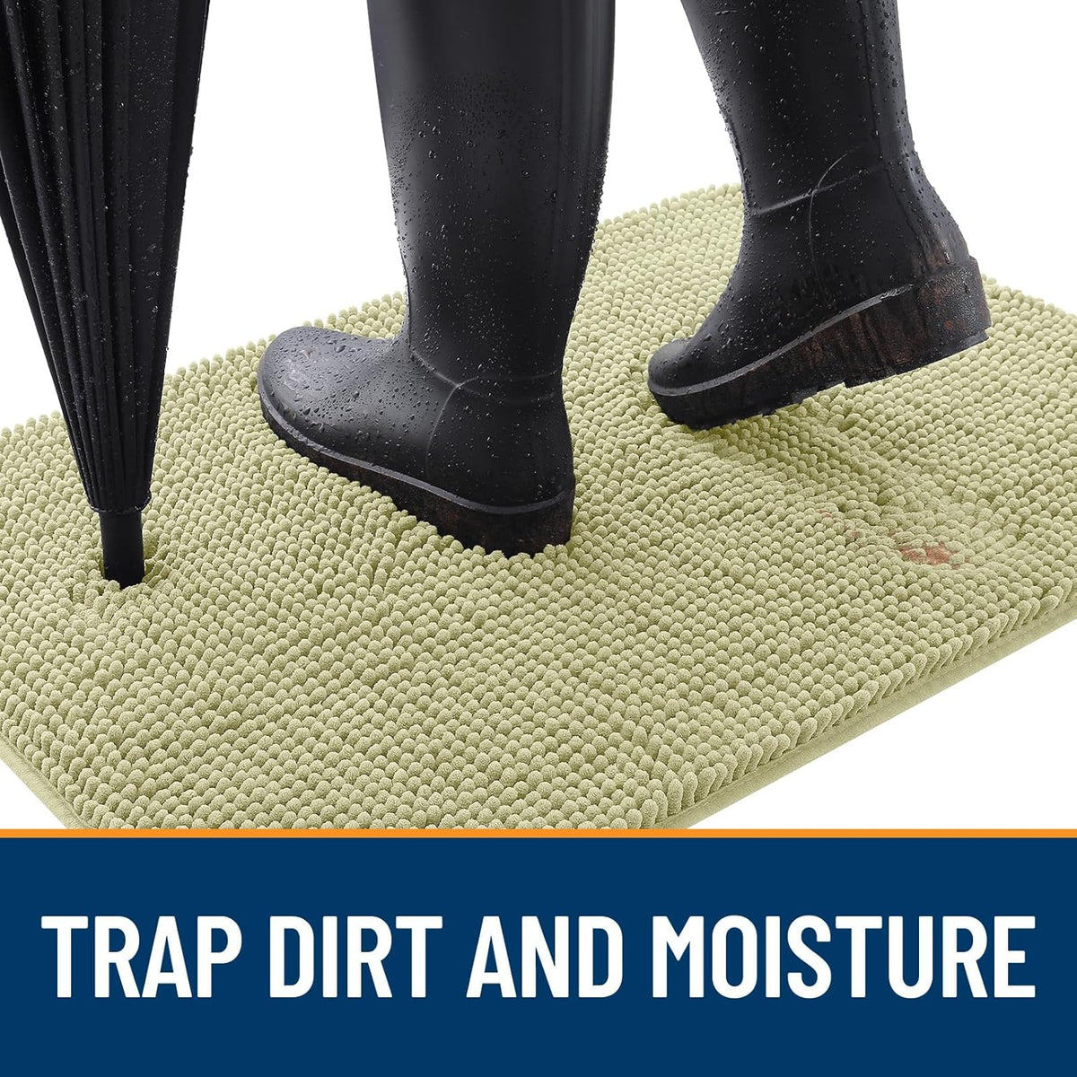 OLANLY Dog Door Mat for Muddy Paws 36x24. Everyday comfort that fits naturally into your space.