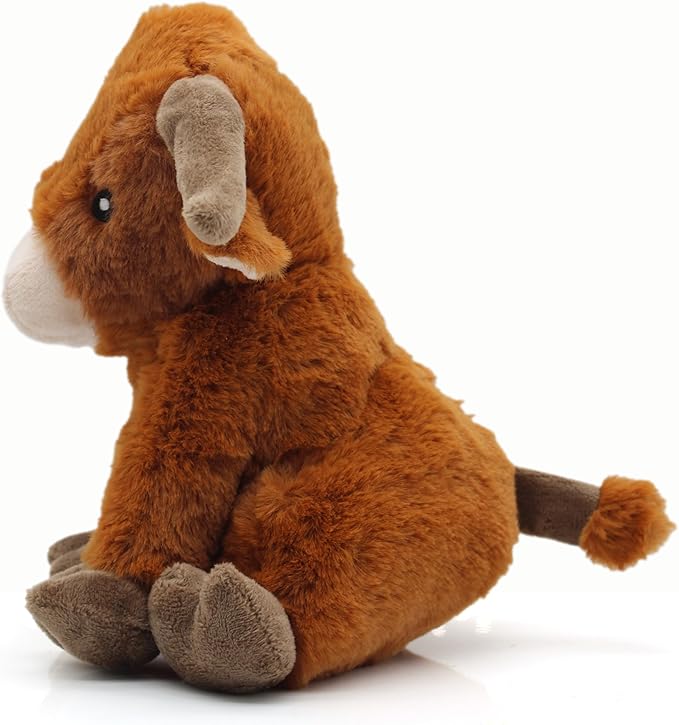 Squeaky Dog Toys, Highland Cow Stuff Dog Push Toys Interactive Puppy Toys with to Keep Them Busy,Highland Cow Decor Gifts