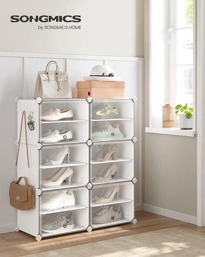SONGMICS Shoe Rack Organizer, 6-Tier Shoe Storage Cabinet