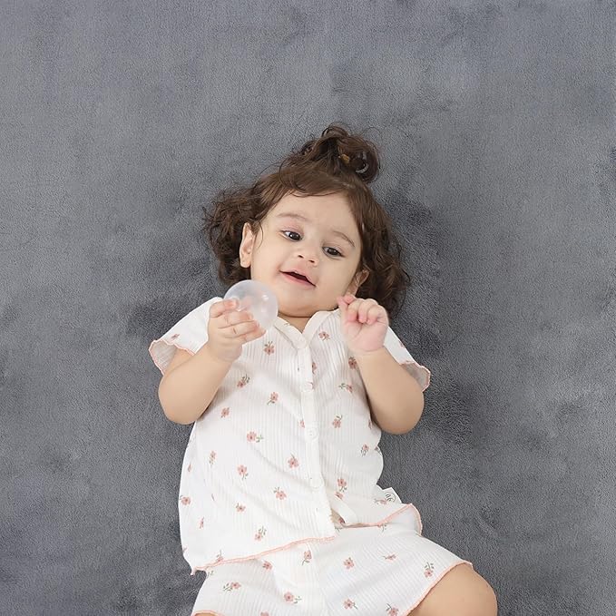 PAPAMAT 1.3" Thick Baby Floor Play Mat 59x71, Basic Padded Foam Mat for Tummy Time Crawling, Non Slip Cushioned for Babies Toddlers Infants Kids (Dark Grey)