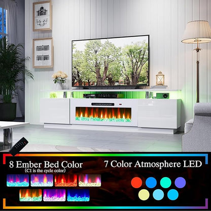AMERLIFE Fireplace TV Stand