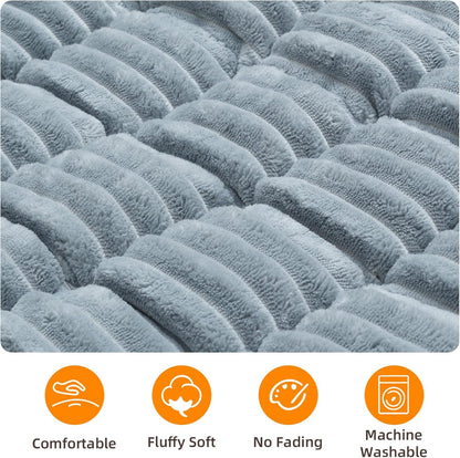 Dog Bed Mat for Car Back Seat Extenders, Washable Non-Slip Travel Cover for Back Seat - 24.8"x54", Grey