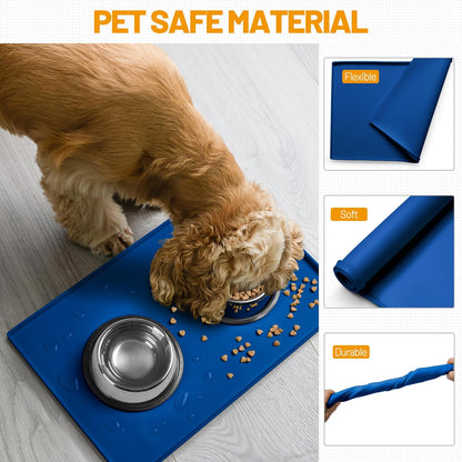 Hubulk Dog Feeding Mat. Everyday comfort that fits naturally into your space.