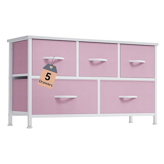 DWVO Dresser for Room with 5 Drawers