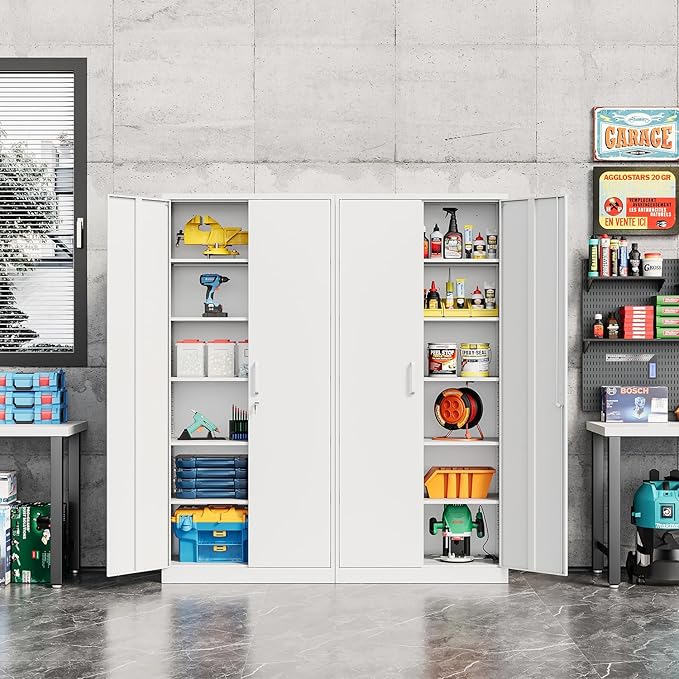 Metal Storage Cabinet-72” Tall Steel File Cabinets