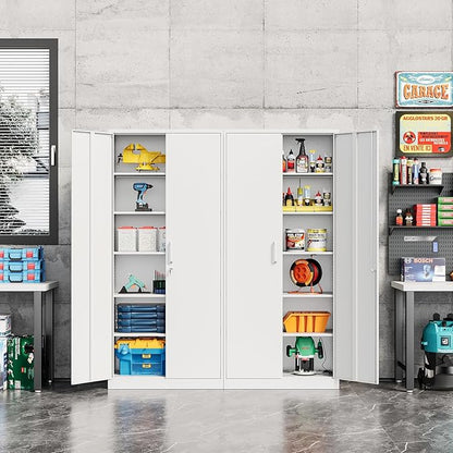 Metal Storage Cabinet-72” Tall Steel File Cabinets