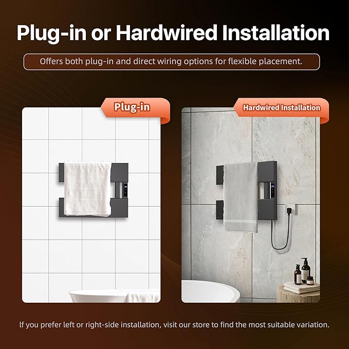 Electric Heated Towel Warmer Rack