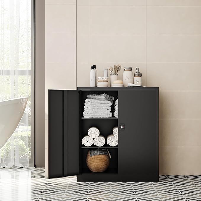 Metal Storage Cabinet-36” Tall Steel File Cabinets