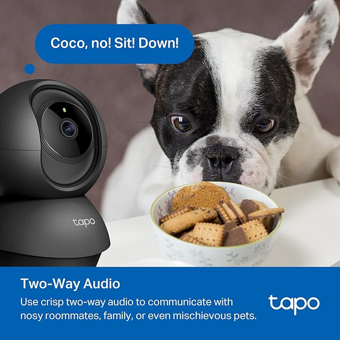 Tapo 1080P Indoor Pan/Tilt Wired Security Camera