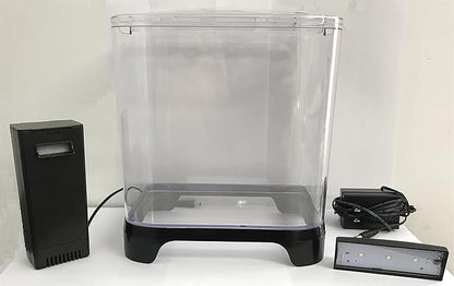 PENN-PLAX NuWave Betta Fish Tank Kit with LED Light and Internal Filter – Black – 1.5 Gallon