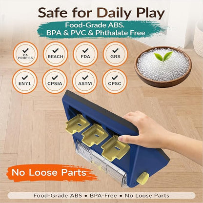KADTC 2-Level Dog Puzzle Toy Rotating Treat Dispenser for Small/Medium Dogs | L. 4-cup capacity. Longer meals. Adjustable food flow. Burn energy. Beat boredom. Build brainpower. Meals become enrichment.
