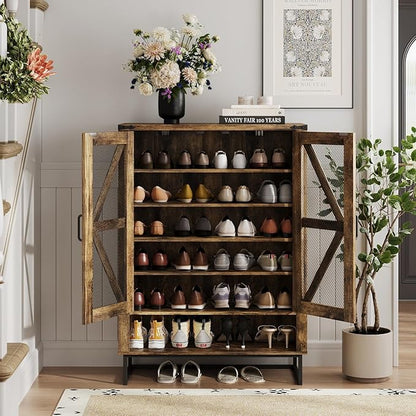 Maupvit 42.1" Farmhouse Shoe Cabinet