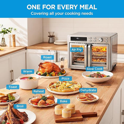 Midea Flexify French Door Toaster Oven Air Fryer Combo, 26.4 QT, Extra Large