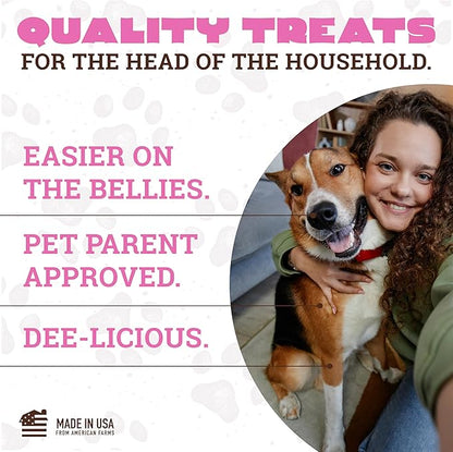 etta says! Big Yumm Sticks - Real Meat Pork Dog Jerky Treats - Human Grade - Made in The USA (12 Count Pack of 1)