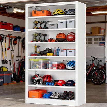 6-Tier Adjustable Steel Garage Storage Shelf