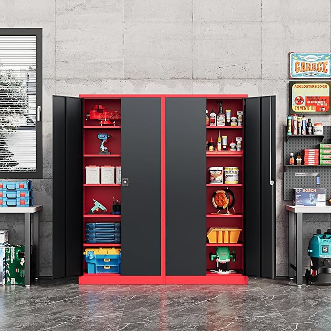 Metal Storage Cabinet-71” Tall Steel File Cabinets