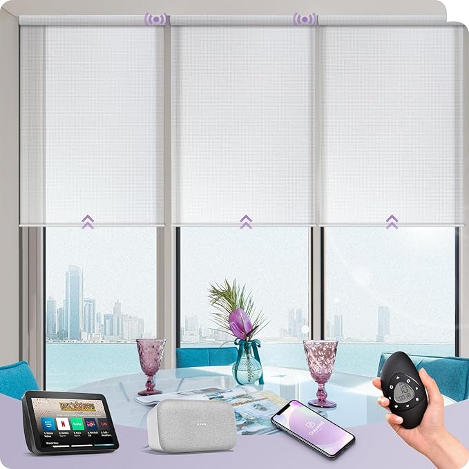 Graywind Motorized Solar Shades Compatible
