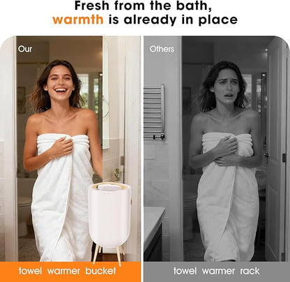 STARLEAD Heated Towel Warmers for Bathroom - 20L Large Towel Warmer Bucket