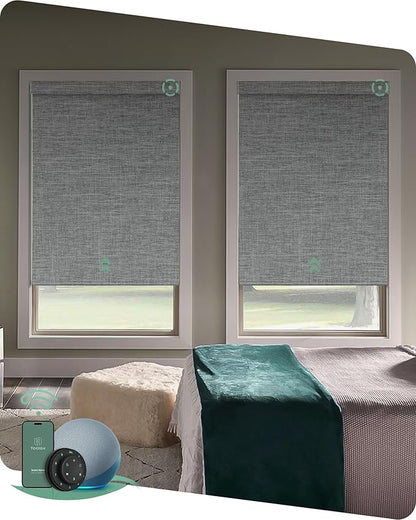Yoolax Motorized Blinds with Remote, Smart Blinds