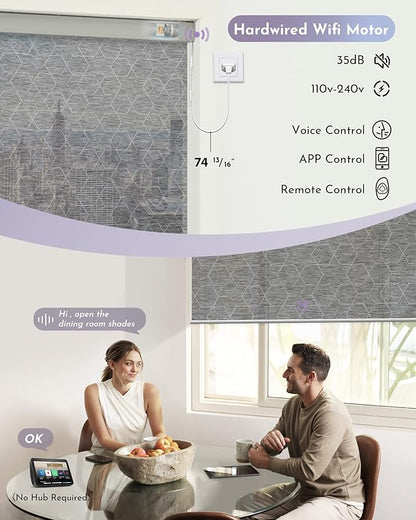 Graywind Motorized Roller Shades Compatible