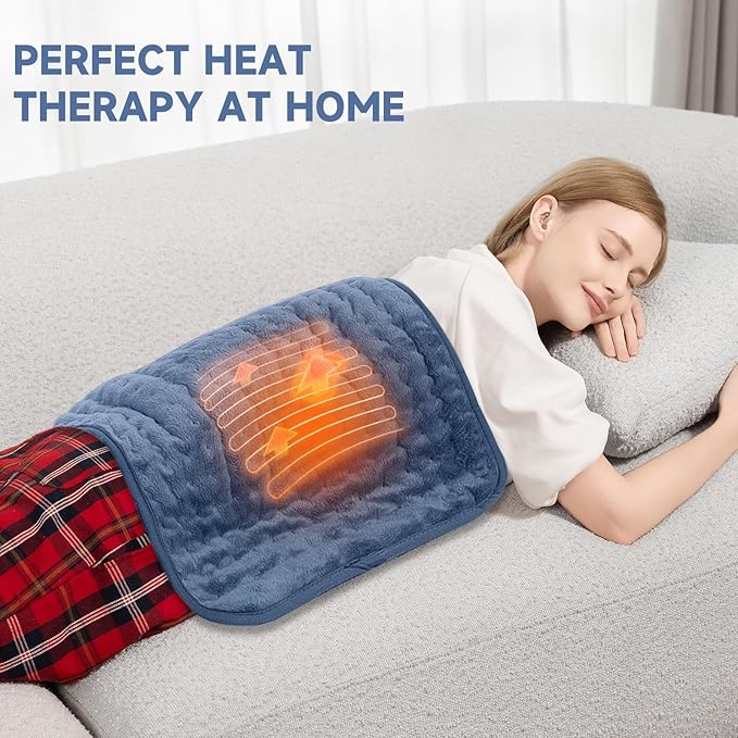 Portable Heating Pad for Neck, Back & Shoulder, Moist Heat Option & Auto