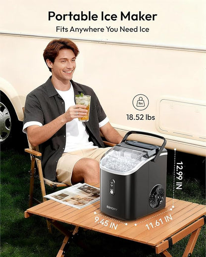 EUHOMY Nugget Ice Maker Countertop