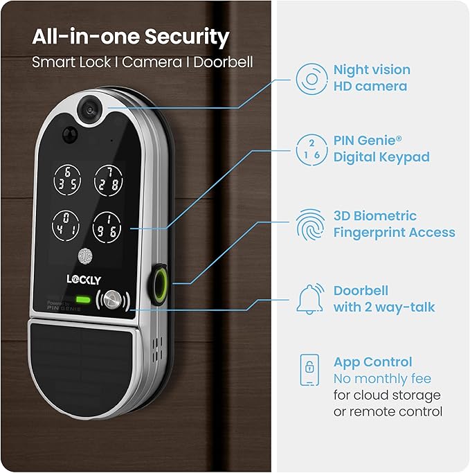 Lockly Vision Elite Video Smart Lock