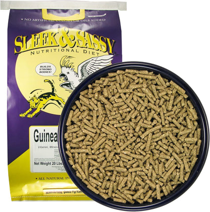 SLEEK & SASSY Fortified Guinea Pig & Rabbit Food (20 lbs.)