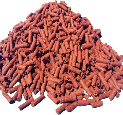 Aquatic Foods Inc. Beef Heart Mix Sinking Sticks, APX 1/8" x 7/16" Sticks Consisting of Beef Heart, Shrimp, Spinach, Nori, Natural Astaxanthin, Discus, Cichlids, All Tropical Fish - 1/2-lb