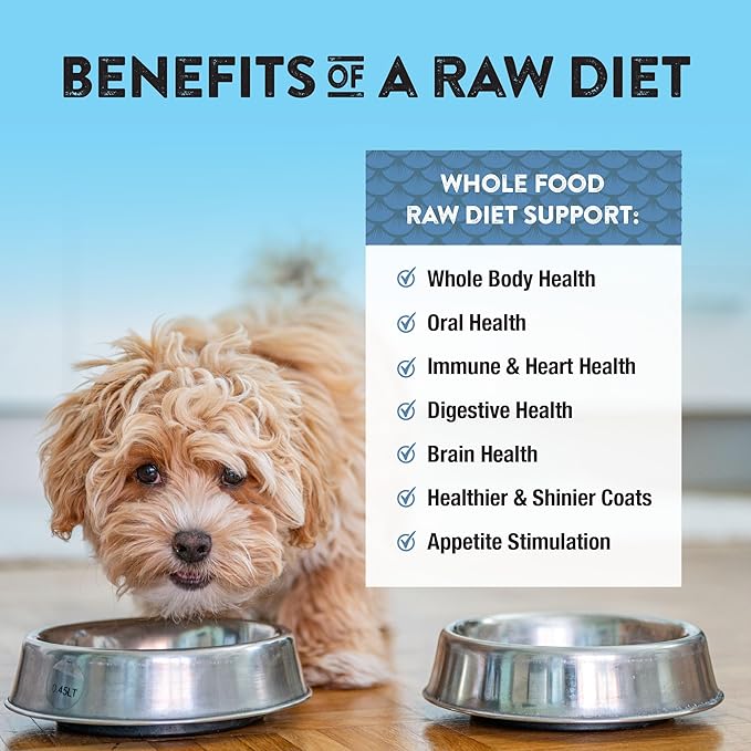 Northwest Naturals Freeze-Dried Whitefish & Salmon Dog Food - Bite-Sized Nuggets - Grain-Free, High-Protein, Raw Diet, Human-Grade Ingredients, All Natural, Omega-3 for Skin & Coat, Made in USA, 12 Oz