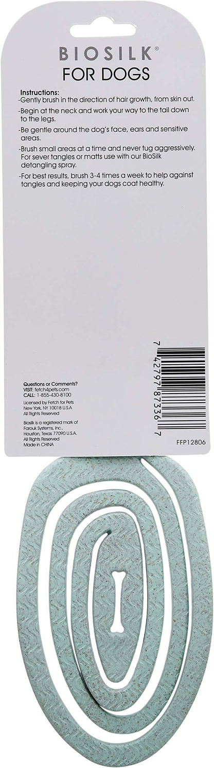 BioSilk for Pets Eco Friendly Detangling Pin Brush for Dogs, Gentle Dog Grooming Brush Designed to Help Remove Knots and Tangles and Support Healthy Coats for All Dogs | Gentle grooming brush removes knots and tangles, supports healthy coats for all do...