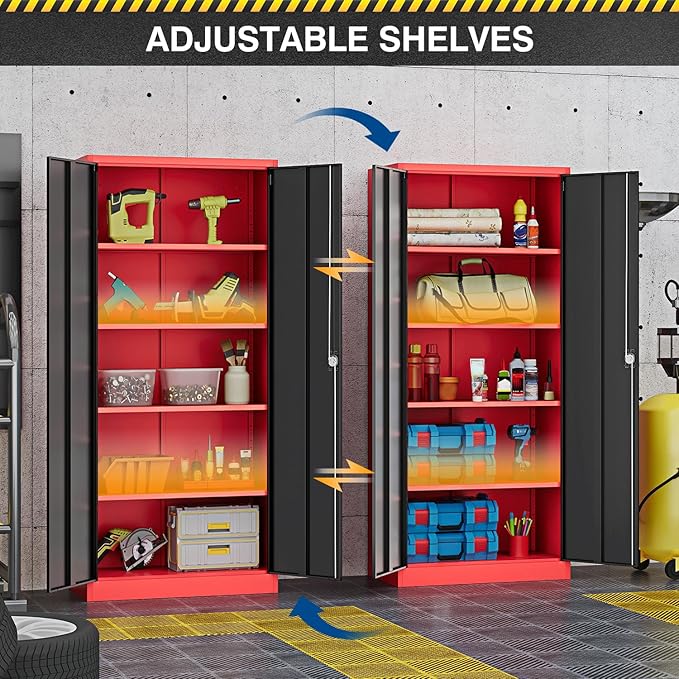 Metal Storage Cabinet-72” Tall Steel File Cabinets