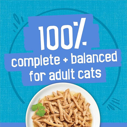 Purina Friskies Shreds With Whitefish and Sardines in Sauce Wet Cat Food - (Pack of 24) 5.5 oz. Cans