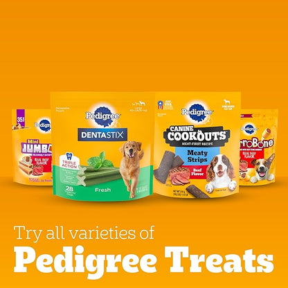 Pedigree Dentastix Large Breed Dog Treats, Original Flavor, 14.99 oz. Bag (18 Treats)