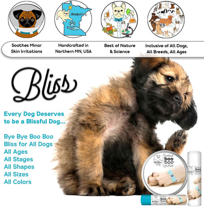 The Blissful Dog 2 oz TIN American Eskimo Booboo Butter