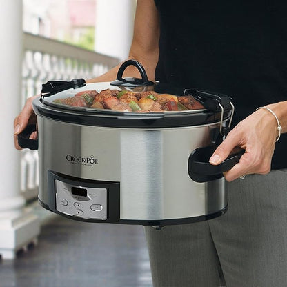 Crock-Pot 6 Quart Cook & Carry Programmable Slow Cooker